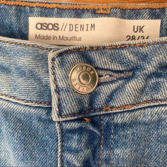 ASOS DESIGN Tall High Rise 'Farleigh' Slim Mom Jeans - Picture 8 of 8